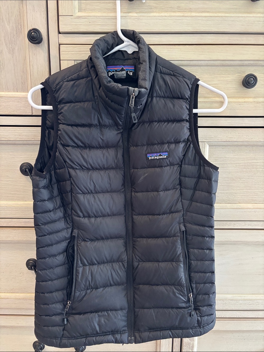 Patagonia Black Quilted Down Vest